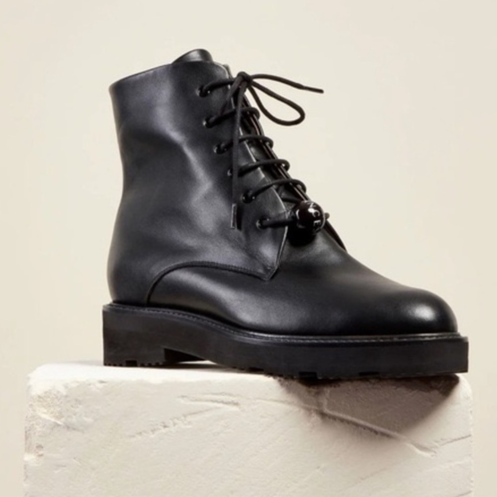 Dear Frances Park Lace-Up Boots